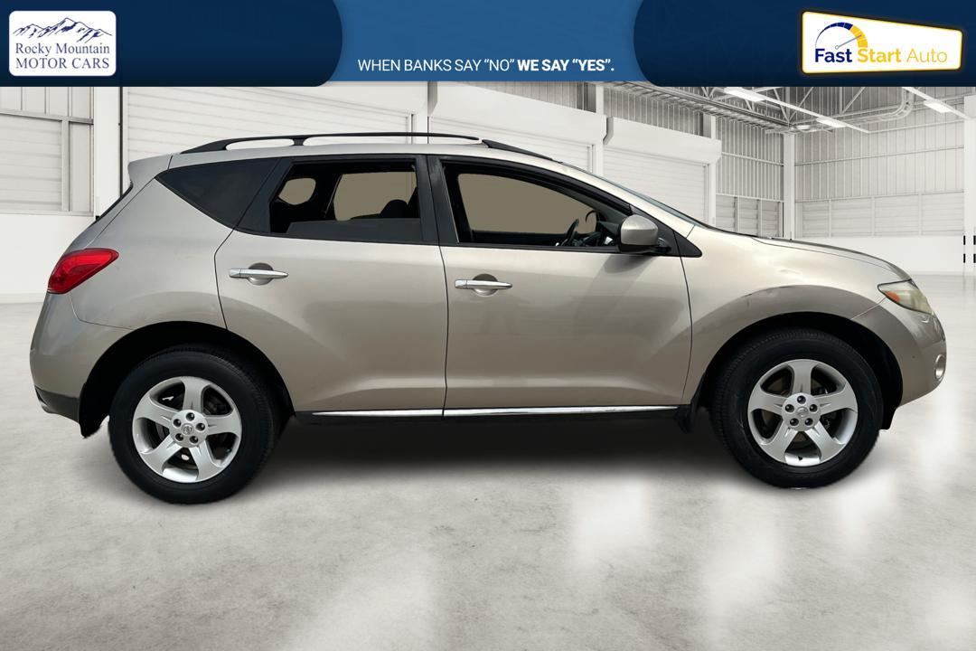 2009 Tan Nissan Murano LE AWD (JN8AZ18W99W) with an 3.5L V6 DOHC 24V engine, Automatic CVT Overdrive transmission, located at 767 S State Road, Pleasant Grove, UT, 84062, (801) 785-1058, 40.354839, -111.736687 - Photo #1