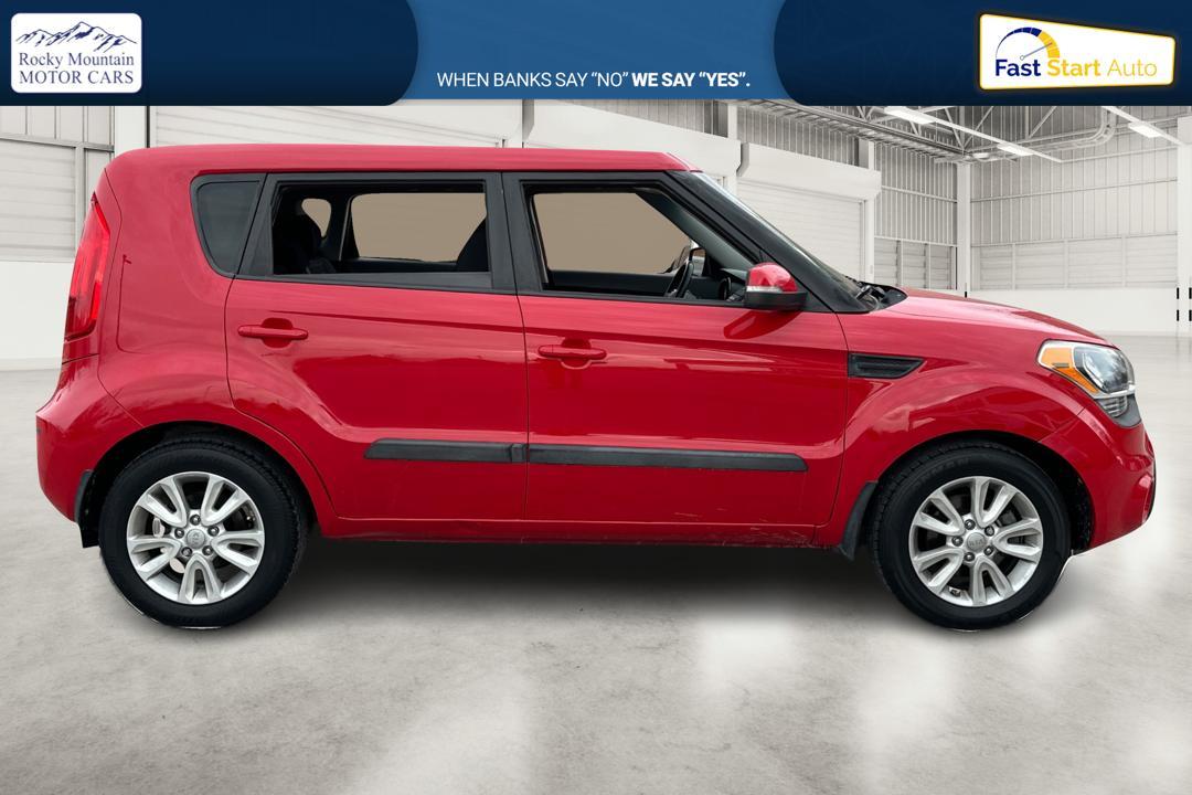 2013 Red Kia Soul ! (KNDJT2A69D7) with an 2.0L L4 DOHC 16V engine, Manual, 6-Spd transmission, located at 767 S State Road, Pleasant Grove, UT, 84062, (801) 785-1058, 40.354839, -111.736687 - Photo#1