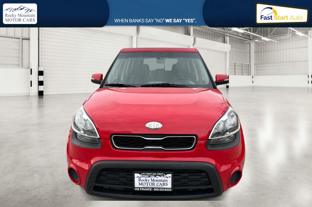 2013 Red Kia Soul ! (KNDJT2A69D7) with an 2.0L L4 DOHC 16V engine, Manual, 6-Spd transmission, located at 767 S State Road, Pleasant Grove, UT, 84062, (801) 785-1058, 40.354839, -111.736687 - Photo#9