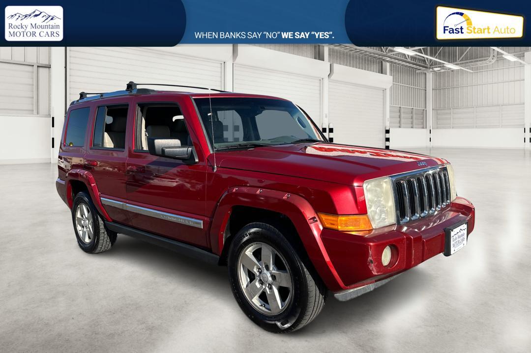 2006 Red Jeep Commander Limited 4WD (1J8HG58N96C) with an 4.7L V8 SOHC 16V engine, 5-Speed Automatic Overdrive transmission, located at 767 S State Road, Pleasant Grove, UT, 84062, (801) 785-1058, 40.354839, -111.736687 - Photo #0