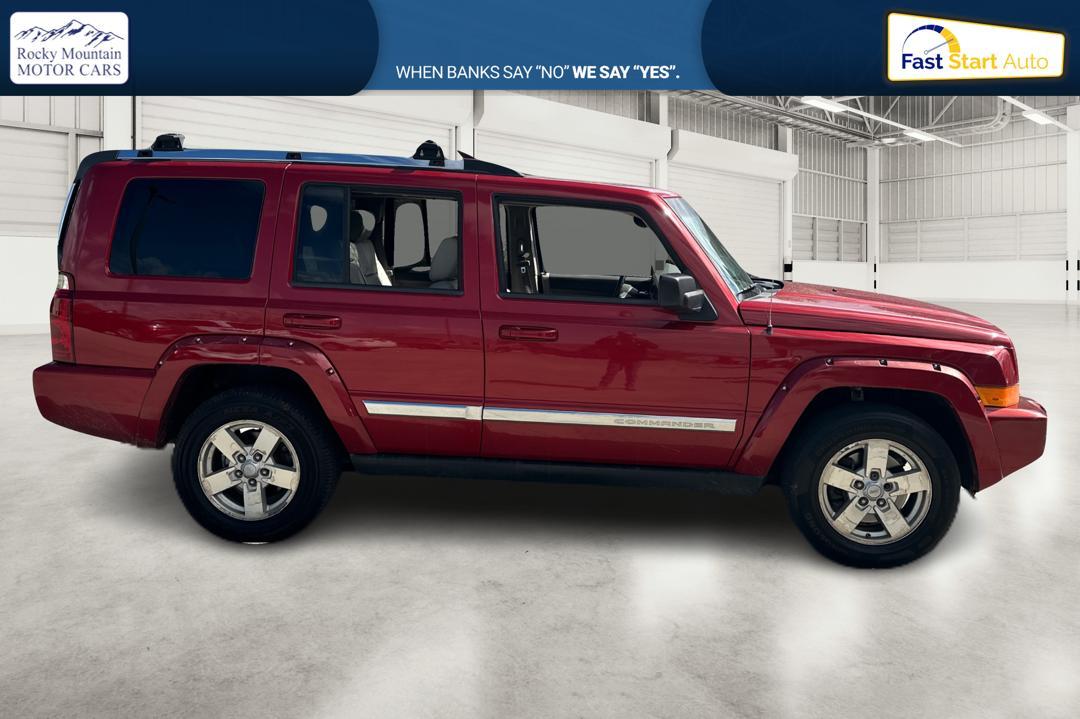 2006 Red Jeep Commander Limited 4WD (1J8HG58N96C) with an 4.7L V8 SOHC 16V engine, 5-Speed Automatic Overdrive transmission, located at 767 S State Road, Pleasant Grove, UT, 84062, (801) 785-1058, 40.354839, -111.736687 - Photo #1
