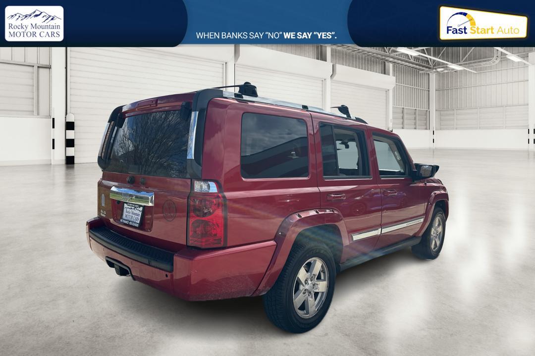 2006 Red Jeep Commander Limited 4WD (1J8HG58N96C) with an 4.7L V8 SOHC 16V engine, 5-Speed Automatic Overdrive transmission, located at 767 S State Road, Pleasant Grove, UT, 84062, (801) 785-1058, 40.354839, -111.736687 - Photo #2