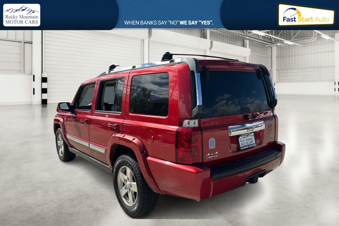 2006 Red Jeep Commander Limited 4WD (1J8HG58N96C) with an 4.7L V8 SOHC 16V engine, 5-Speed Automatic Overdrive transmission, located at 767 S State Road, Pleasant Grove, UT, 84062, (801) 785-1058, 40.354839, -111.736687 - Photo #4