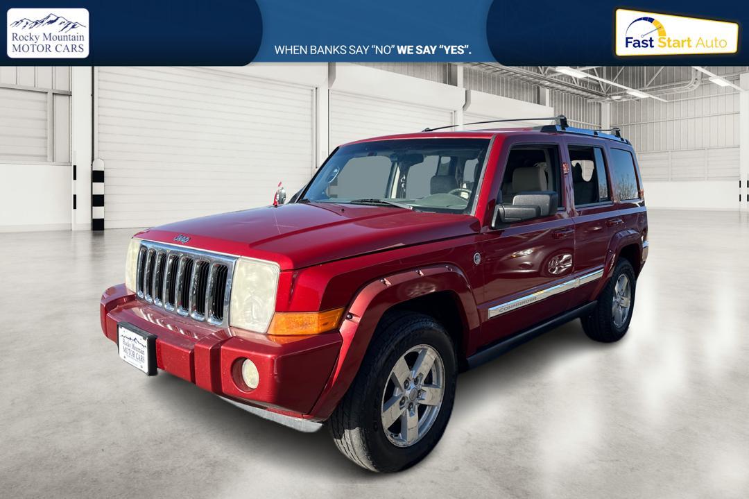2006 Red Jeep Commander Limited 4WD (1J8HG58N96C) with an 4.7L V8 SOHC 16V engine, 5-Speed Automatic Overdrive transmission, located at 767 S State Road, Pleasant Grove, UT, 84062, (801) 785-1058, 40.354839, -111.736687 - Photo #6
