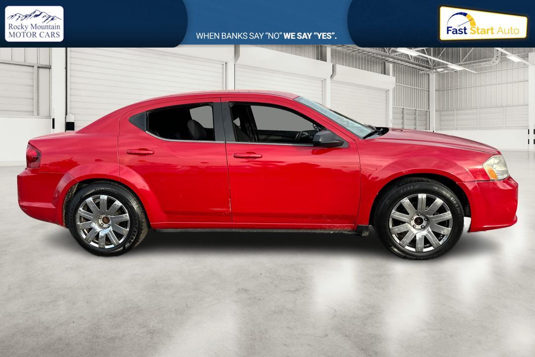 2013 Red Dodge Avenger Base (1C3CDZAB6DN) with an 2.4L L4 DOHC 16V engine, 4-Speed Automatic transmission, located at 7755 State Street, Midvale, UT, 84047, (801) 753-9063, 40.610329, -111.890656 - Photo #1