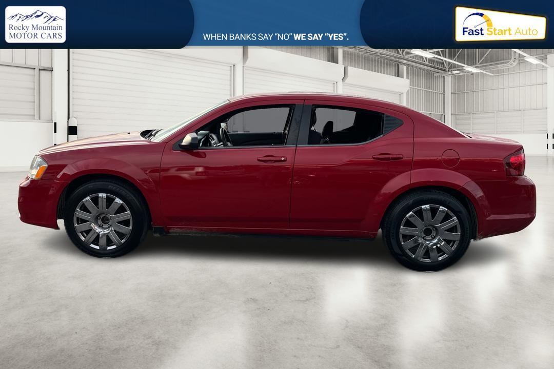 2013 Red Dodge Avenger Base (1C3CDZAB6DN) with an 2.4L L4 DOHC 16V engine, 4-Speed Automatic transmission, located at 7755 State Street, Midvale, UT, 84047, (801) 753-9063, 40.610329, -111.890656 - Photo #5