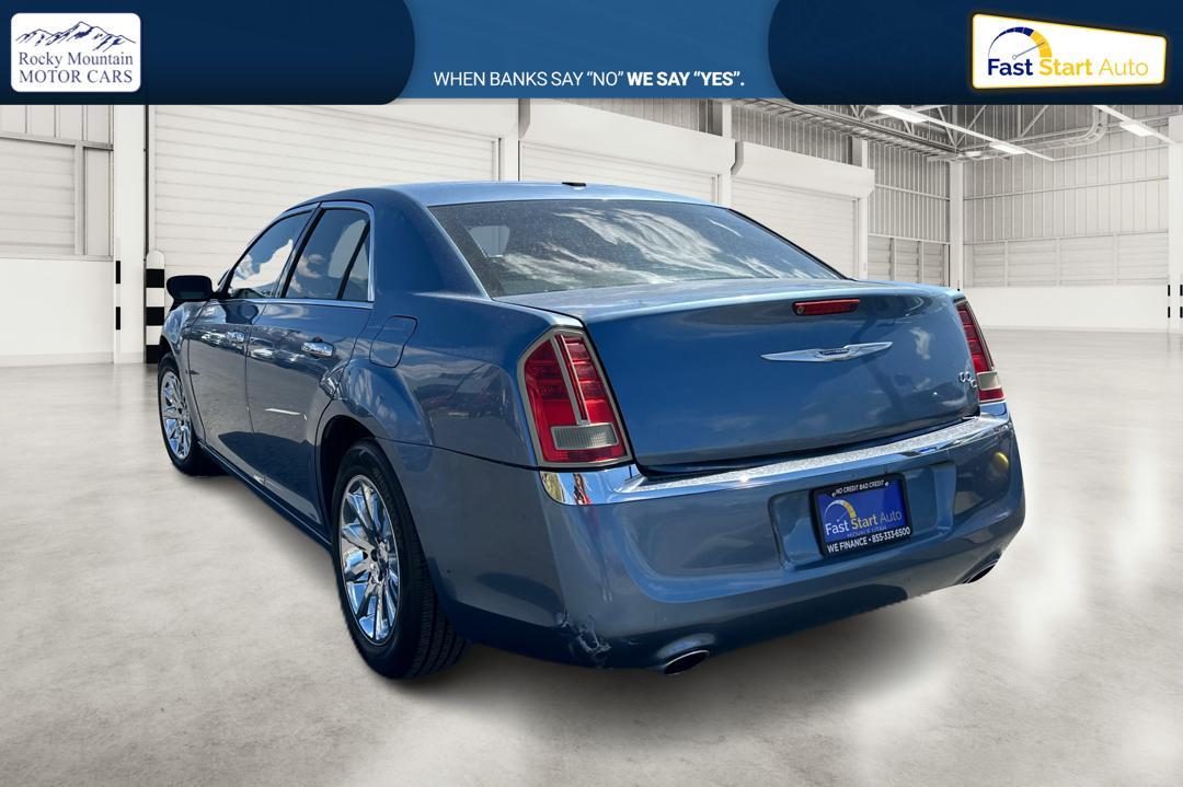 2011 Blue Chrysler 300 C RWD (2C3CA6CT5BH) with an 5.7L V8 OHV 16V engine, 5-Speed Automatic transmission, located at 7755 State Street, Midvale, UT, 84047, (801) 753-9063, 40.610329, -111.890656 - Photo #4