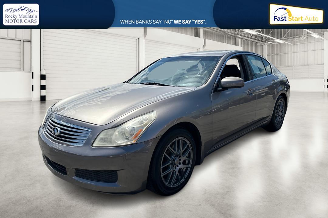 2008 Gray Infiniti G35 Base (JNKBV61E28M) with an 3.5L V6 DOHC 24V engine, 5-Speed Automatic Overdrive transmission, located at 767 S State Road, Pleasant Grove, UT, 84062, (801) 785-1058, 40.354839, -111.736687 - Photo #6
