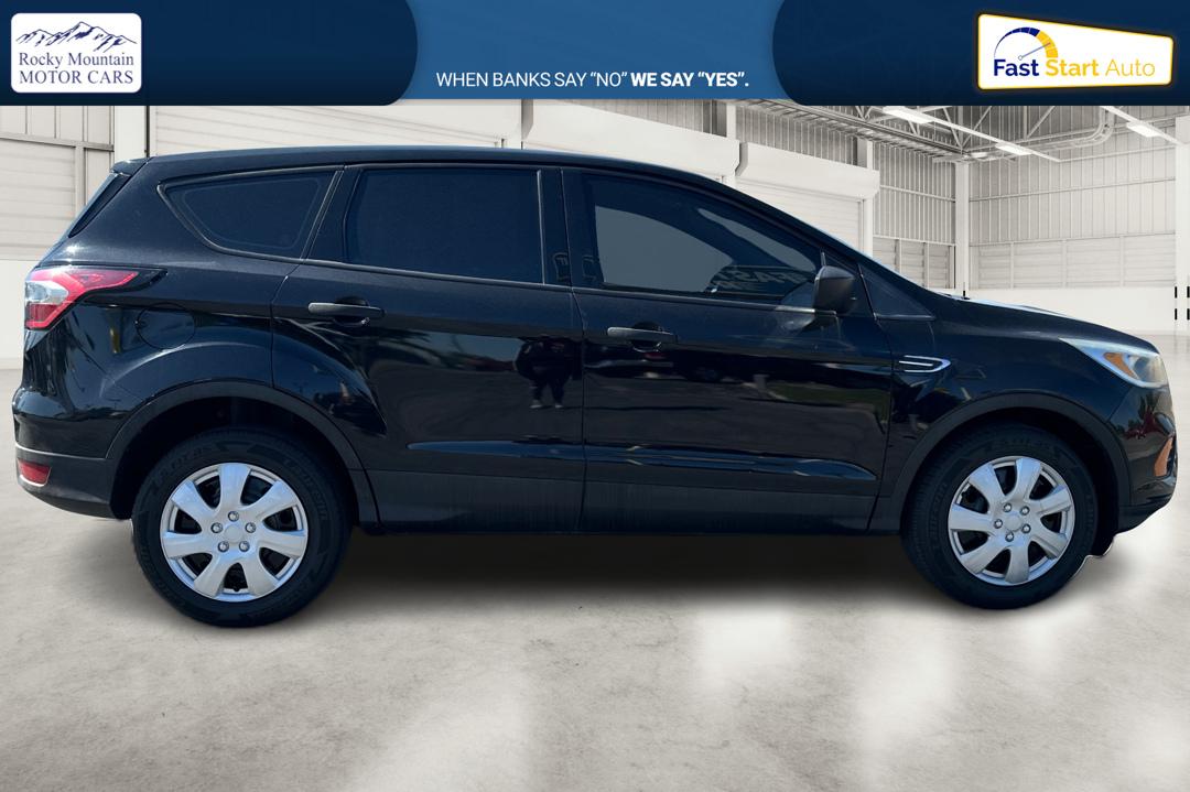 2017 Black Ford Escape S FWD (1FMCU0F75HU) with an 2.5L L4 DOHC 16V engine, 6A transmission, located at 7755 State Street, Midvale, UT, 84047, (801) 753-9063, 40.610329, -111.892159 - Photo#1