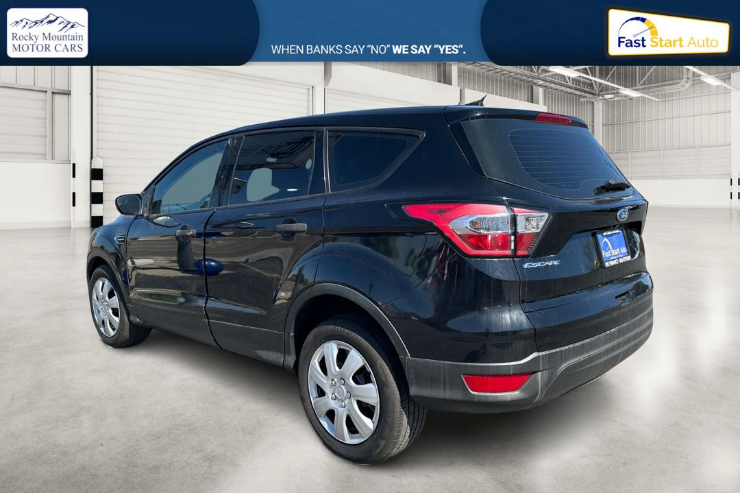 2017 Black Ford Escape S FWD (1FMCU0F75HU) with an 2.5L L4 DOHC 16V engine, 6A transmission, located at 7755 State Street, Midvale, UT, 84047, (801) 753-9063, 40.610329, -111.892159 - Photo#5