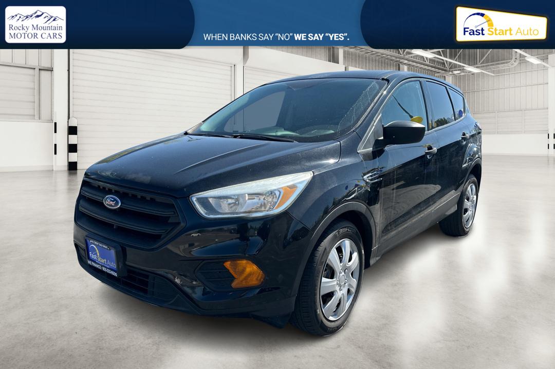 2017 Black Ford Escape S FWD (1FMCU0F75HU) with an 2.5L L4 DOHC 16V engine, 6A transmission, located at 7755 State Street, Midvale, UT, 84047, (801) 753-9063, 40.610329, -111.892159 - Photo#8