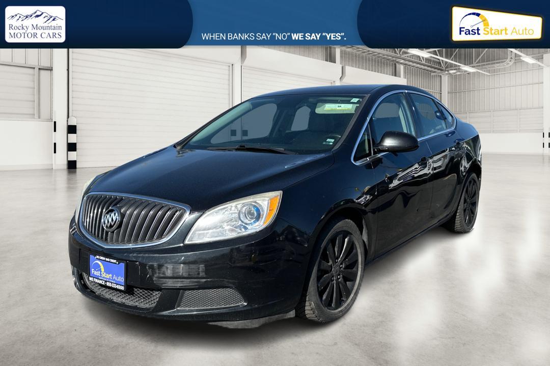 2015 Black Buick Verano Base (1G4PP5SK6F4) with an 2.4L L4 DOHC 16V FFV engine, 6-Speed Automatic transmission, located at 7755 State Street, Midvale, UT, 84047, (801) 753-9063, 40.610329, -111.892159 - Photo #6