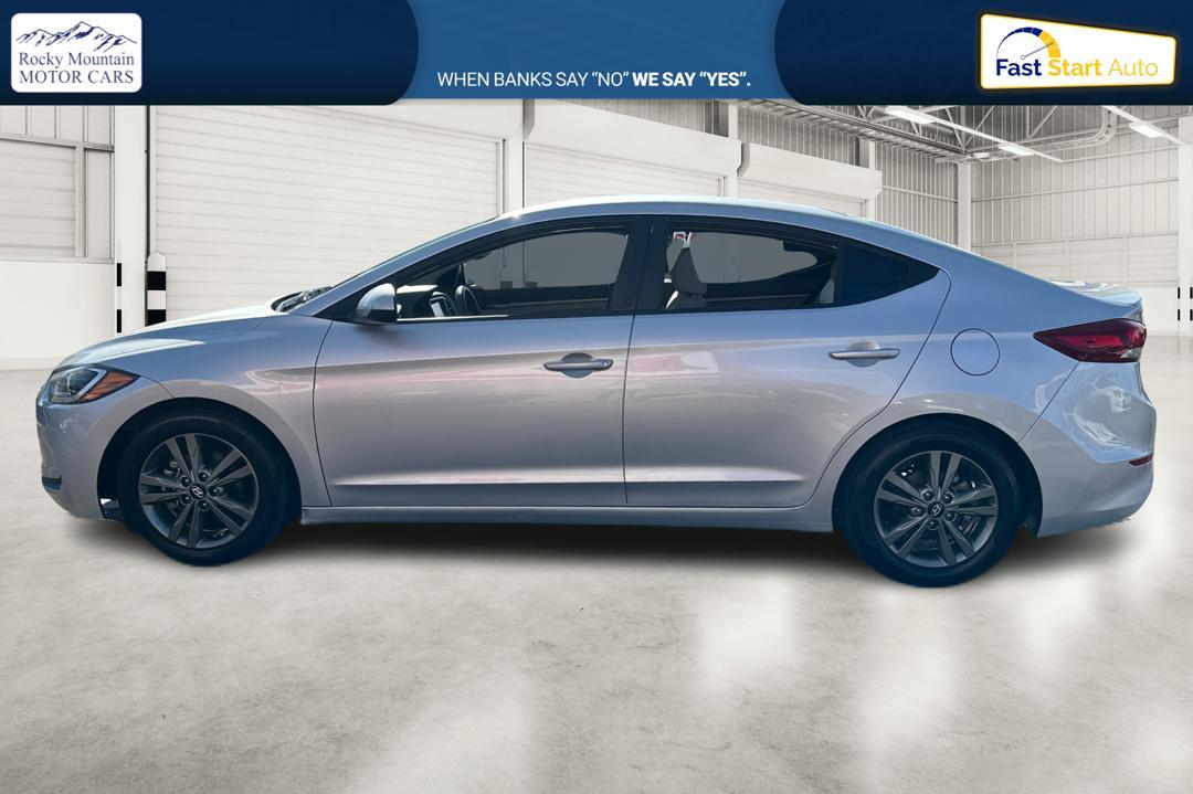 2018 Silver Hyundai Elantra Limited (5NPD84LF4JH) with an 1.8L L4 DOHC 16V engine, 6A transmission, located at 767 S State Road, Pleasant Grove, UT, 84062, (801) 785-1058, 40.354839, -111.736687 - Photo #5