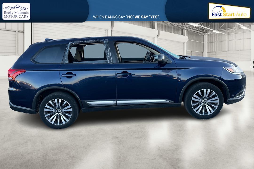 2020 Blue Mitsubishi Outlander SEL AWD (JA4AZ3A37LZ) with an 2.4L L4 DOHC 16V engine, CVT transmission, located at 344 S Washington Blvd, Ogden, UT, 84404, (801) 399-1799, 41.255482, -111.970848 - Photo#1