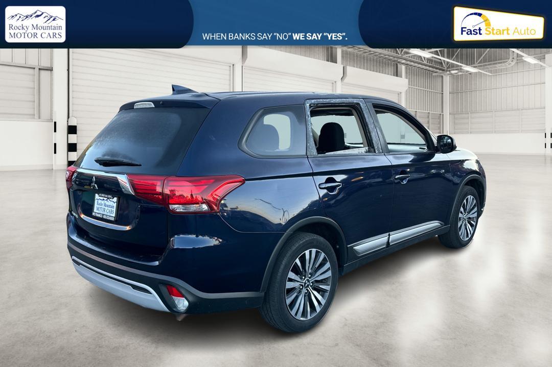 2020 Blue Mitsubishi Outlander SEL AWD (JA4AZ3A37LZ) with an 2.4L L4 DOHC 16V engine, CVT transmission, located at 344 S Washington Blvd, Ogden, UT, 84404, (801) 399-1799, 41.255482, -111.970848 - Photo#2