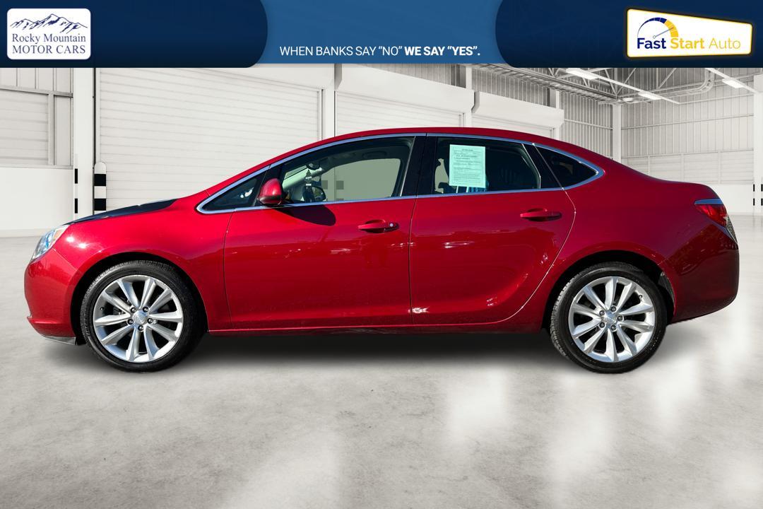 2015 Red Buick Verano Base (1G4PP5SK0F4) with an 2.4L L4 DOHC 16V FFV engine, 6-Speed Automatic transmission, located at 7755 State Street, Midvale, UT, 84047, (801) 753-9063, 40.610329, -111.892159 - Photo #5