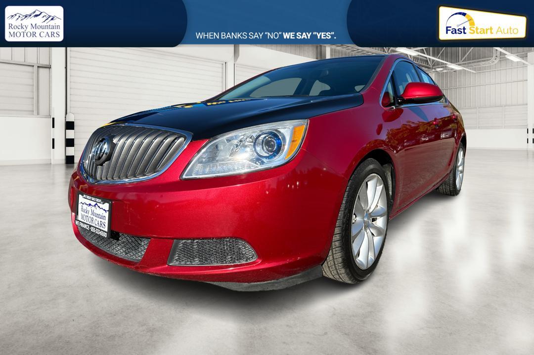 2015 Red Buick Verano Base (1G4PP5SK0F4) with an 2.4L L4 DOHC 16V FFV engine, 6-Speed Automatic transmission, located at 7755 State Street, Midvale, UT, 84047, (801) 753-9063, 40.610329, -111.892159 - Photo #6