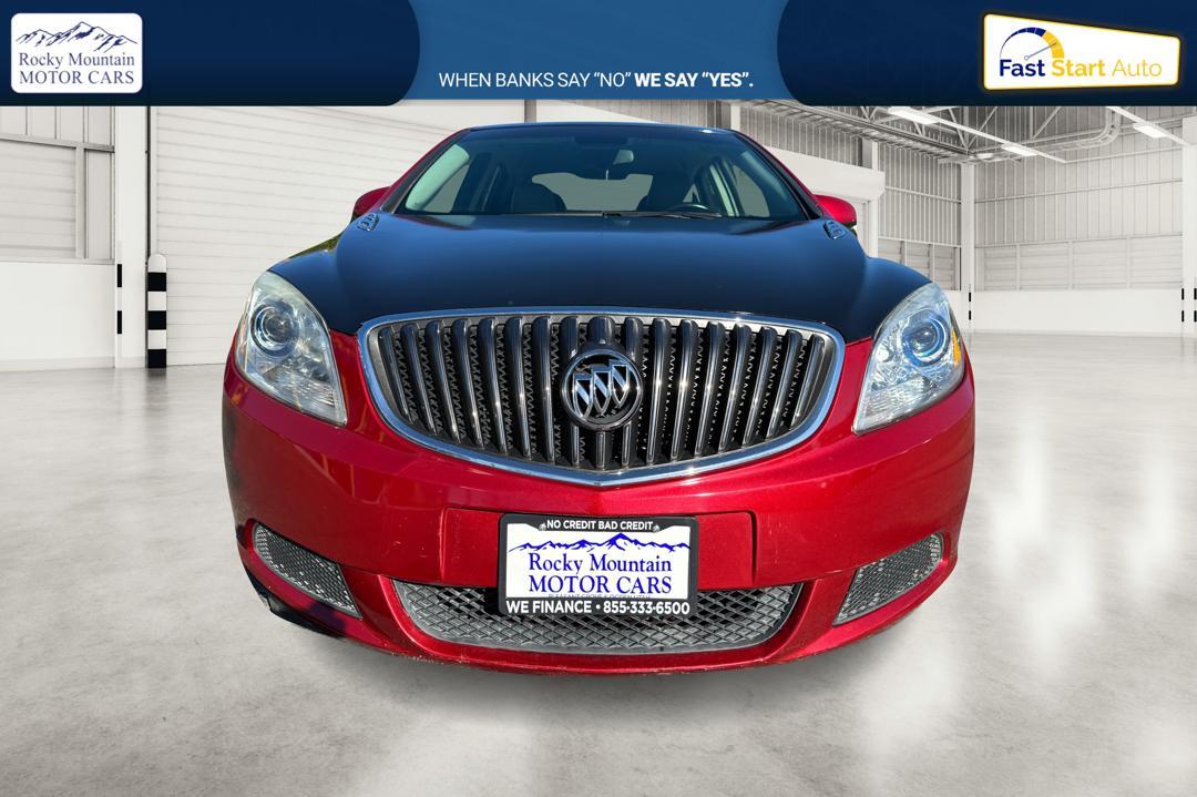 2015 Red Buick Verano Base (1G4PP5SK0F4) with an 2.4L L4 DOHC 16V FFV engine, 6-Speed Automatic transmission, located at 7755 State Street, Midvale, UT, 84047, (801) 753-9063, 40.610329, -111.892159 - Photo #7