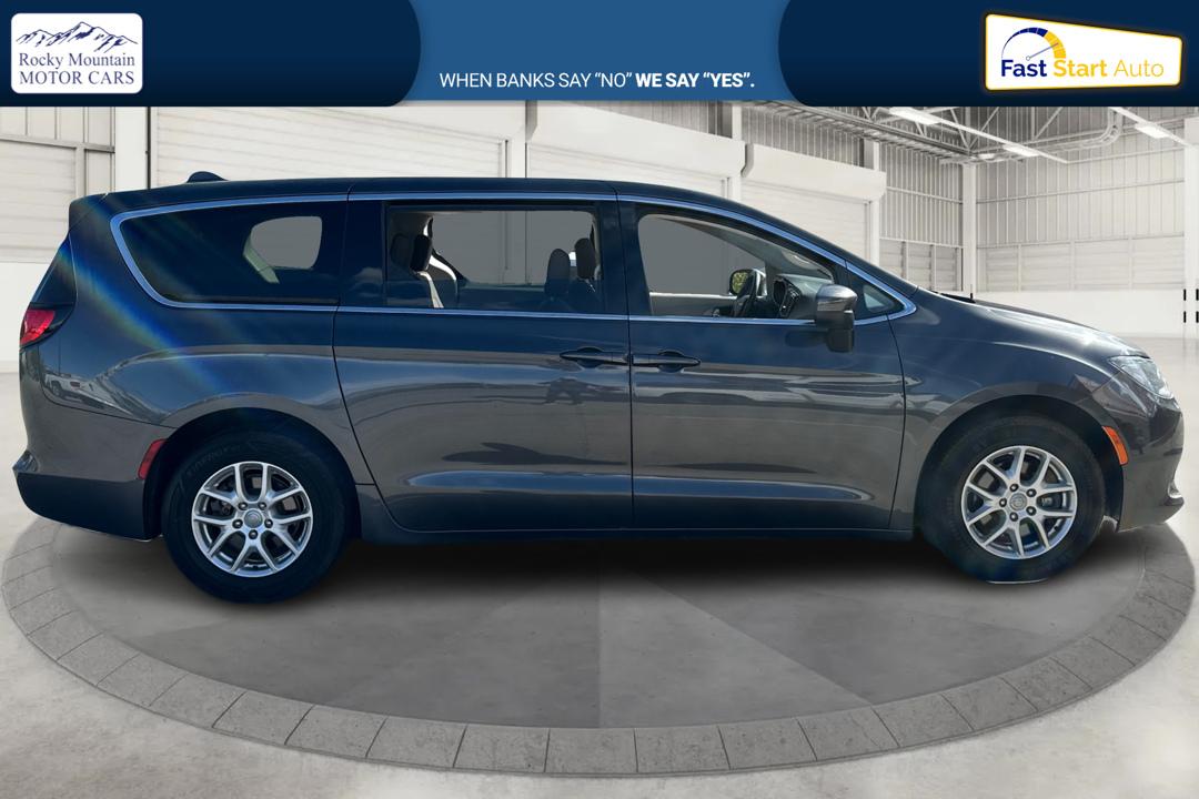 2020 Gray Chrysler Voyager LX (2C4RC1CG6LR) with an 3.6L V6 DOHC 24V engine, 9A transmission, located at 767 S State Road, Pleasant Grove, UT, 84062, (801) 785-1058, 40.354839, -111.736687 - Photo#1