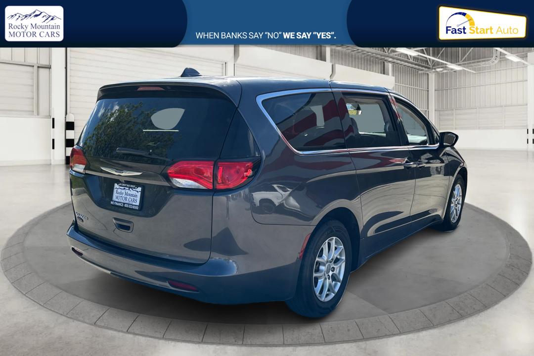 2020 Gray Chrysler Voyager LX (2C4RC1CG6LR) with an 3.6L V6 DOHC 24V engine, 9A transmission, located at 767 S State Road, Pleasant Grove, UT, 84062, (801) 785-1058, 40.354839, -111.736687 - Photo#2