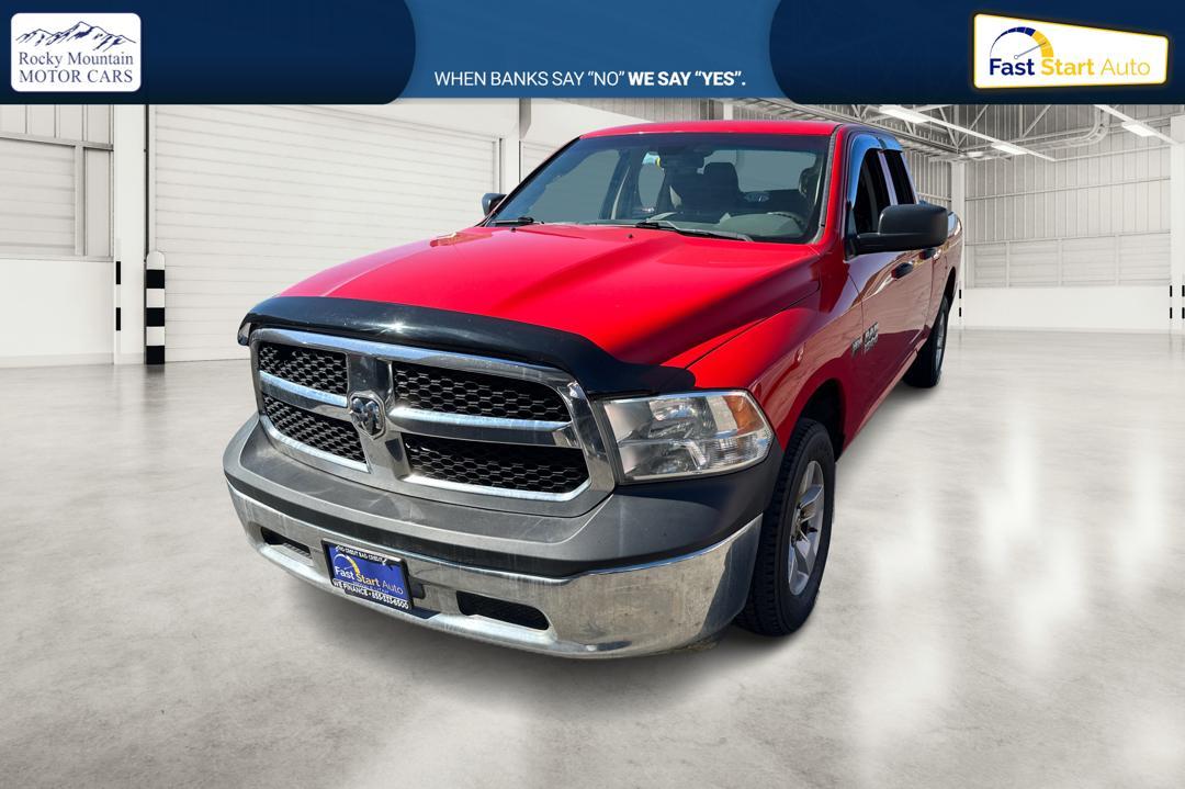 2016 Red RAM 1500 Tradesman Quad Cab 4WD (1C6RR7FT4GS) with an 5.7L V8 OHV 16V engine, 6A transmission, located at 767 S State Road, Pleasant Grove, UT, 84062, (801) 785-1058, 40.352489, -111.732628 - Photo #6