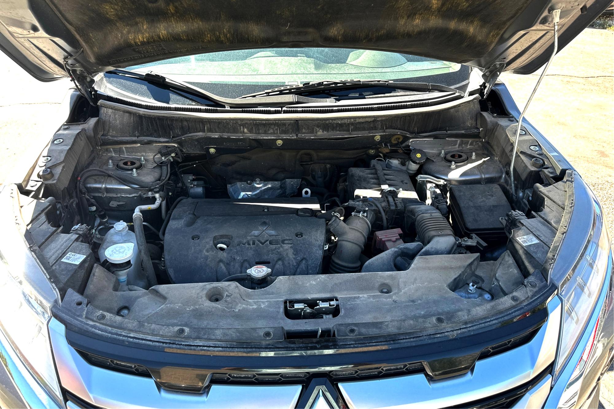 2021 Silver Mitsubishi Outlander Sport 2.0 SE CVT (JA4APVAU2MU) with an 2.0L L4 DOHC 16V engine, CVT transmission, located at 767 S State Road, Pleasant Grove, UT, 84062, 40.330902, -76.919098 - Photo #8
