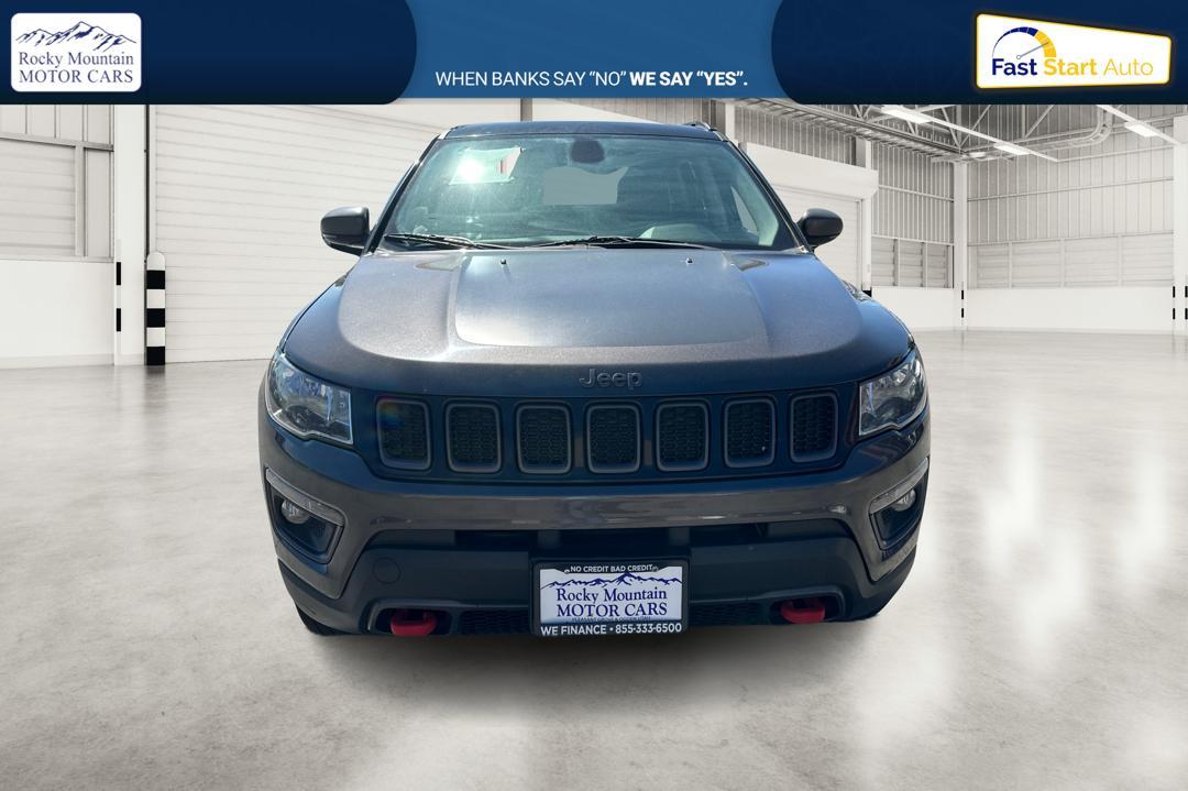 2018 Gray Jeep Compass Limited 4WD (3C4NJDDB2JT) with an 2.4L L4 DOHC 16V engine, CVT transmission, located at 767 S State Road, Pleasant Grove, UT, 84062, (801) 785-1058, 40.352489, -111.732628 - Photo #7