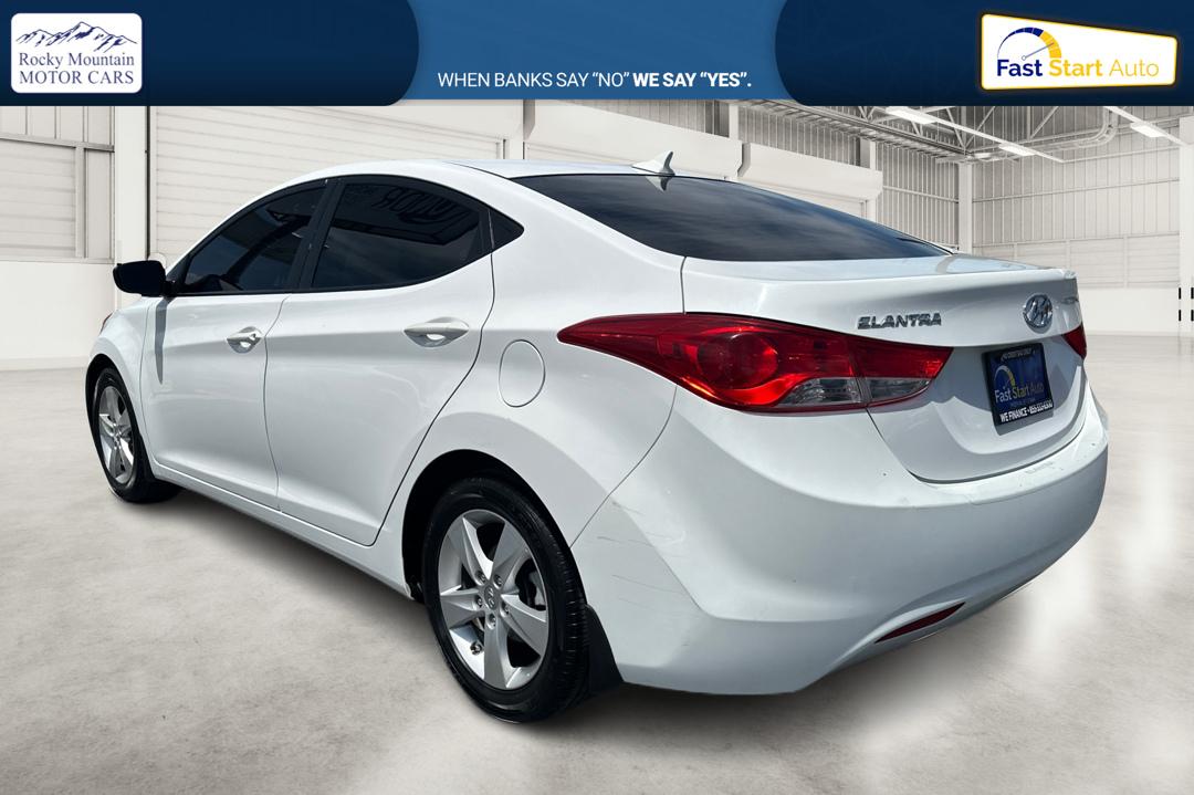 2013 White Hyundai Elantra Limited (5NPDH4AE7DH) with an 1.8L L4 DOHC 16V engine, 6-Speed Automatic transmission, located at 767 S State Road, Pleasant Grove, UT, 84062, (801) 785-1058, 40.354839, -111.736687 - Photo#5