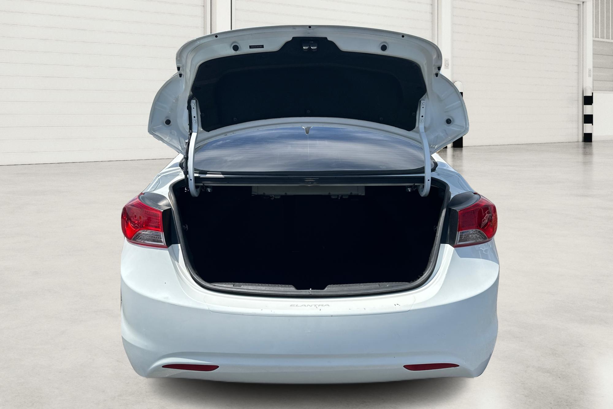 2013 White Hyundai Elantra Limited (5NPDH4AE7DH) with an 1.8L L4 DOHC 16V engine, 6-Speed Automatic transmission, located at 767 S State Road, Pleasant Grove, UT, 84062, (801) 785-1058, 40.354839, -111.736687 - Photo#13