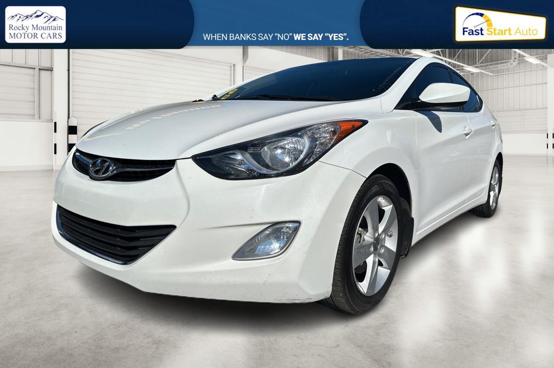 2013 White Hyundai Elantra Limited (5NPDH4AE7DH) with an 1.8L L4 DOHC 16V engine, 6-Speed Automatic transmission, located at 7755 State Street, Midvale, UT, 84047, (801) 753-9063, 40.610329, -111.890656 - Photo #6