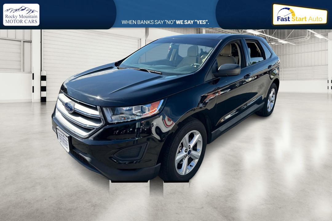 2017 Black Ford Edge SE FWD (2FMPK3G98HB) with an 2.0L L4 DOHC 16V engine, 6A transmission, located at 767 S State Road, Pleasant Grove, UT, 84062, (801) 785-1058, 40.354839, -111.736687 - Photo #6