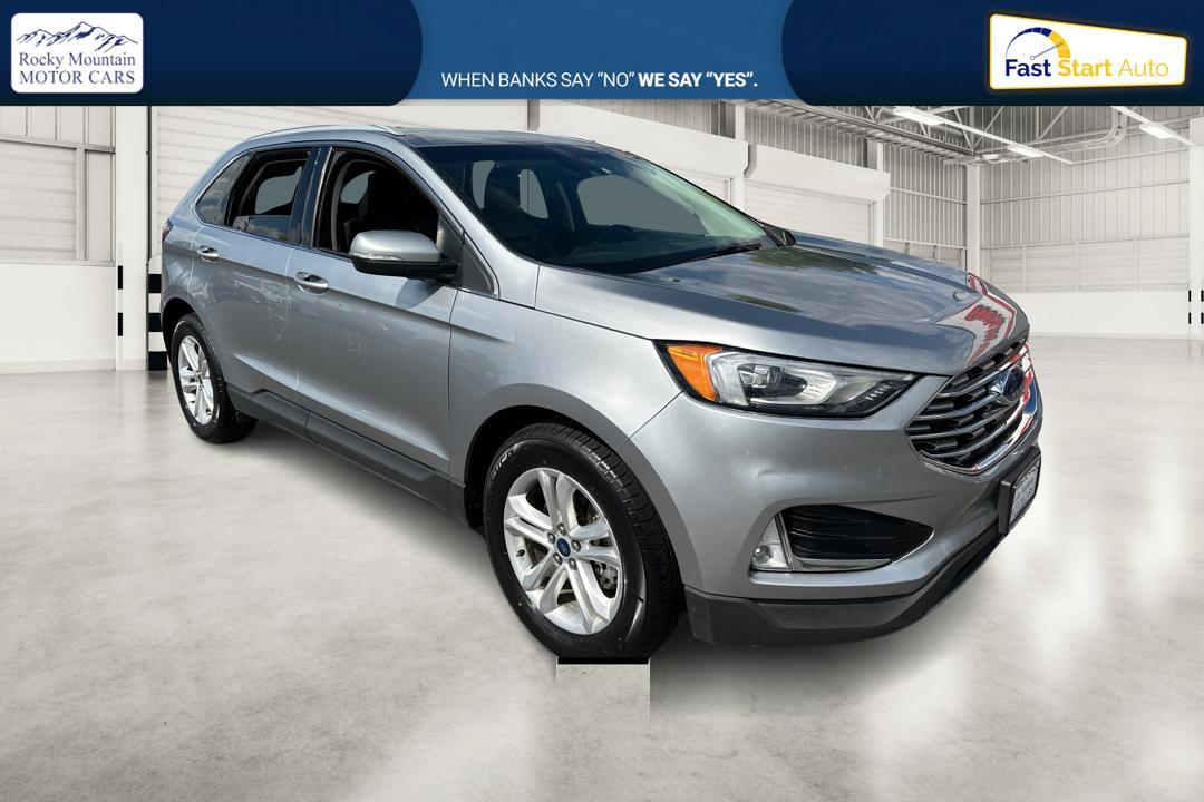 2020 Silver Ford Edge SEL FWD (2FMPK3J96LB) with an 2.0L L4 DOHC 16V engine, 6A transmission, located at 767 S State Road, Pleasant Grove, UT, 84062, (801) 785-1058, 40.354839, -111.736687 - Photo #0