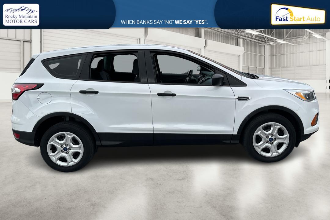 2017 White Ford Escape S FWD (1FMCU0F78HU) with an 2.5L L4 DOHC 16V engine, 6A transmission, located at 767 S State Road, Pleasant Grove, UT, 84062, (801) 785-1058, 40.354839, -111.736687 - Photo #1