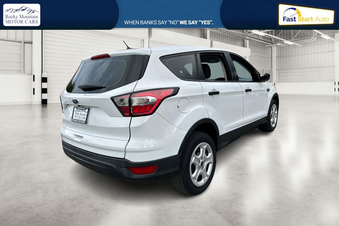 2017 White Ford Escape S FWD (1FMCU0F78HU) with an 2.5L L4 DOHC 16V engine, 6A transmission, located at 767 S State Road, Pleasant Grove, UT, 84062, (801) 785-1058, 40.354839, -111.736687 - Photo #2
