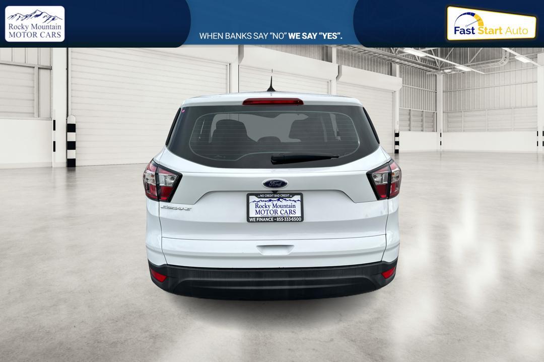 2017 White Ford Escape S FWD (1FMCU0F78HU) with an 2.5L L4 DOHC 16V engine, 6A transmission, located at 767 S State Road, Pleasant Grove, UT, 84062, (801) 785-1058, 40.354839, -111.736687 - Photo #3
