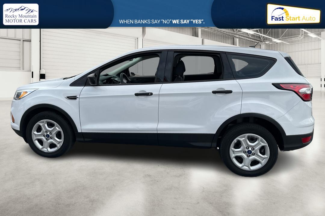 2017 White Ford Escape S FWD (1FMCU0F78HU) with an 2.5L L4 DOHC 16V engine, 6A transmission, located at 767 S State Road, Pleasant Grove, UT, 84062, (801) 785-1058, 40.354839, -111.736687 - Photo #5