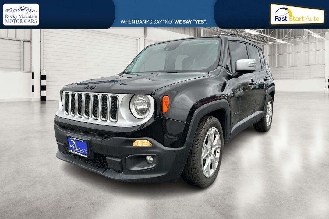 2015 Black Jeep Renegade Limited FWD (ZACCJADT8FP) with an 2.4L L4 engine, 9-Speed Automatic transmission, located at 767 S State Road, Pleasant Grove, UT, 84062, (801) 785-1058, 40.354839, -111.736687 - Photo #6