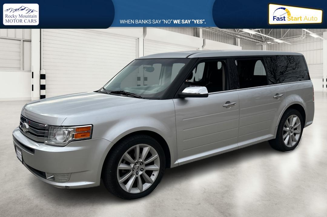 2011 Silver Ford Flex Limited AWD (2FMHK6DT9BB) with an 3.5L V6 DOHC 24V engine, 6-Speed Automatic Overdrive transmission, located at 767 S State Road, Pleasant Grove, UT, 84062, (801) 785-1058, 40.354839, -111.736687 - Photo#8