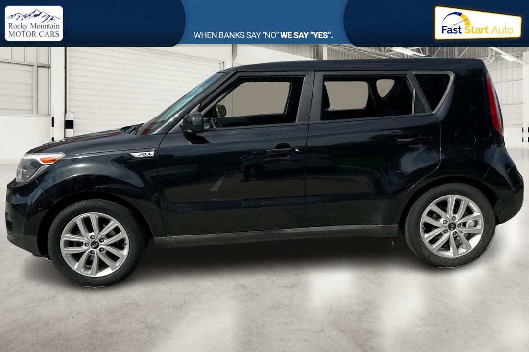 2018 Black Kia Soul + (KNDJP3A52J7) with an 2.0L L4 DOHC 16V engine, 6A transmission, located at 767 S State Road, Pleasant Grove, UT, 84062, (801) 785-1058, 40.354839, -111.736687 - Photo#6