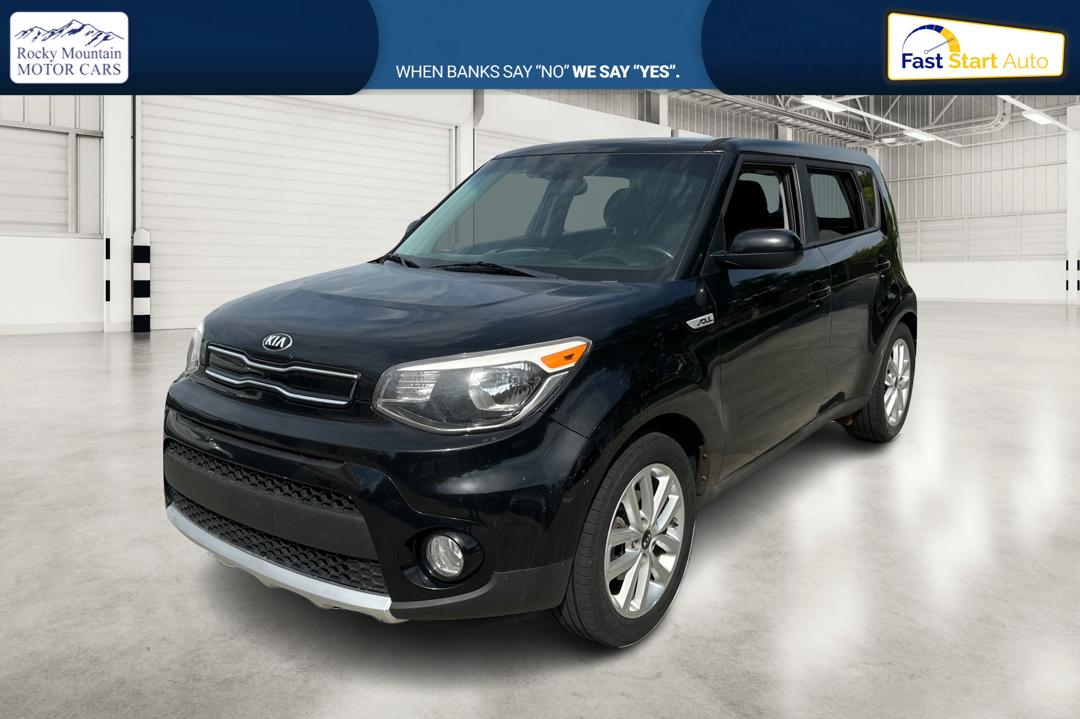 2018 Black Kia Soul + (KNDJP3A52J7) with an 2.0L L4 DOHC 16V engine, 6A transmission, located at 767 S State Road, Pleasant Grove, UT, 84062, (801) 785-1058, 40.354839, -111.736687 - Photo#8