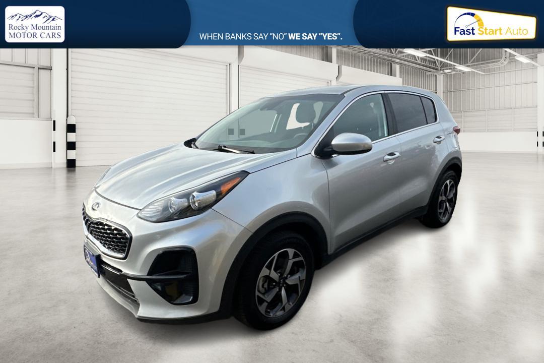 2021 Silver Kia Sportage LX FWD (KNDPM3ACXM7) with an 2.4L V6 DOHC 24V engine, 6A transmission, located at 767 S State Road, Pleasant Grove, UT, 84062, (801) 785-1058, 40.354839, -111.736687 - Photo #6