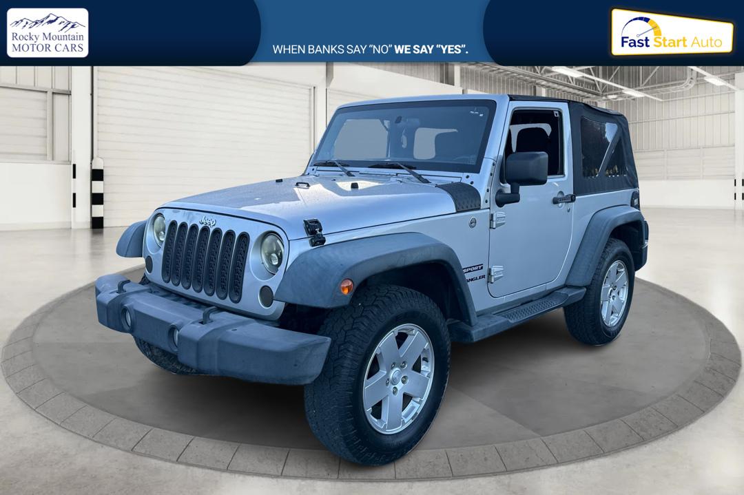 2011 Silver Jeep Wrangler Sport 4WD (1J4AA2D16BL) with an 3.8L V6 OHV 12V engine, Automatic, 4-Spd w/Overdrive transmission, located at 767 S State Road, Pleasant Grove, UT, 84062, (801) 785-1058, 40.354839, -111.736687 - Photo#6