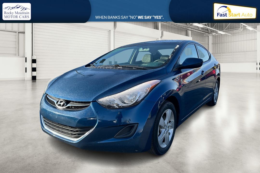 2013 Blue Hyundai Elantra GLS A/T (KMHDH4AE8DU) with an 1.8L L4 DOHC 16V engine, 6-Speed Automatic transmission, located at 7755 State Street, Midvale, UT, 84047, (801) 753-9063, 40.610329, -111.890656 - Photo #6