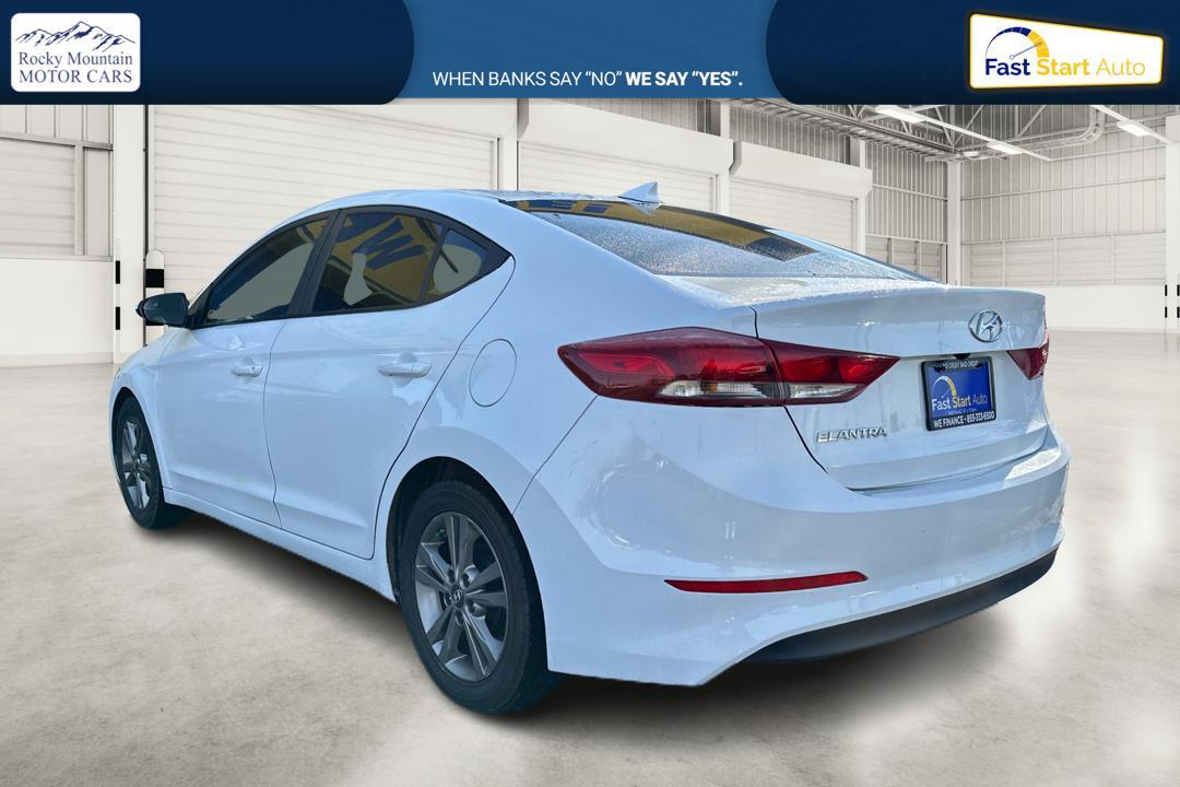 2017 White Hyundai Elantra Limited (5NPD84LF0HH) with an 1.8L L4 DOHC 16V engine, 6A transmission, located at 7755 State Street, Midvale, UT, 84047, (801) 753-9063, 40.610329, -111.890656 - Photo #4