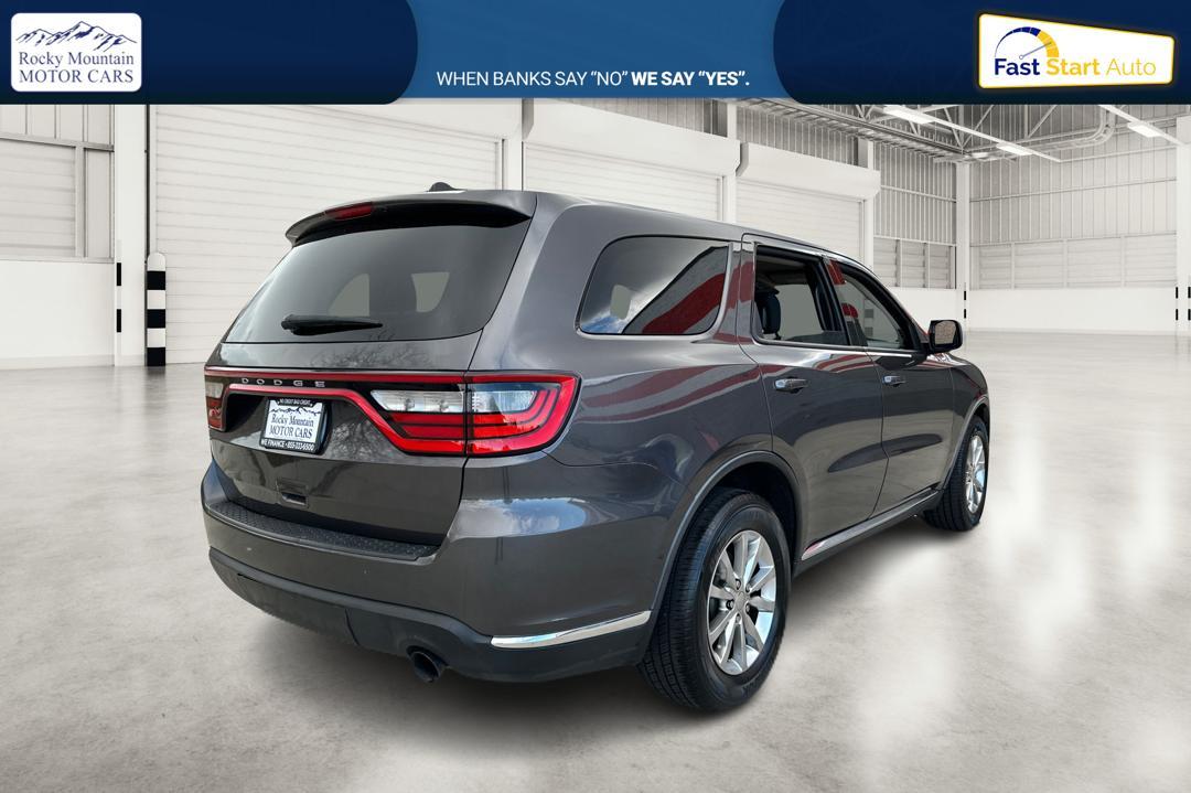 2016 Gray Dodge Durango SXT RWD (1C4RDHAG3GC) with an 3.6L V6 DOHC 24V engine, 8A transmission, located at 7755 State Street, Midvale, UT, 84047, (801) 753-9063, 40.610329, -111.892159 - Photo #2