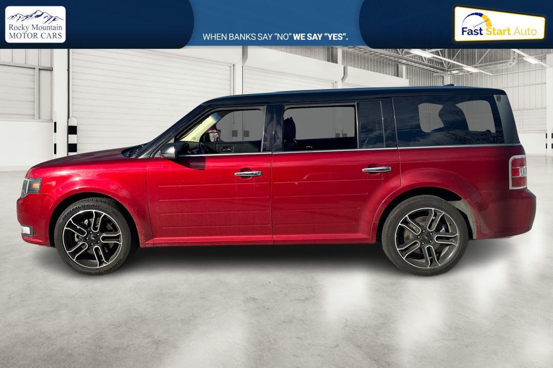 2015 Red Ford Flex SEL FWD (2FMGK5C85FB) with an 3.5L V6 DOHC 24V engine, 6-Speed Automatic Overdrive transmission, located at 344 S Washington Blvd, Ogden, UT, 84404, (801) 399-1799, 41.255482, -111.970848 - Photo #5