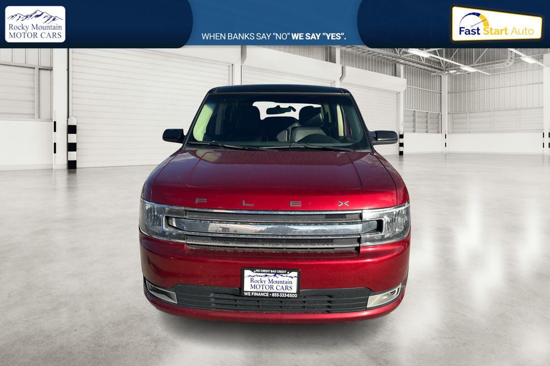 2015 Red Ford Flex SEL FWD (2FMGK5C85FB) with an 3.5L V6 DOHC 24V engine, 6-Speed Automatic Overdrive transmission, located at 344 S Washington Blvd, Ogden, UT, 84404, (801) 399-1799, 41.255482, -111.970848 - Photo #7