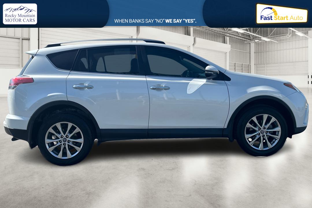 2017 White Toyota RAV4 Limited FWD (2T3YFREV5HW) with an 2.5L L4 DOHC 16V engine, 6A transmission, located at 7755 State Street, Midvale, UT, 84047, (801) 753-9063, 40.610329, -111.890656 - Photo#1