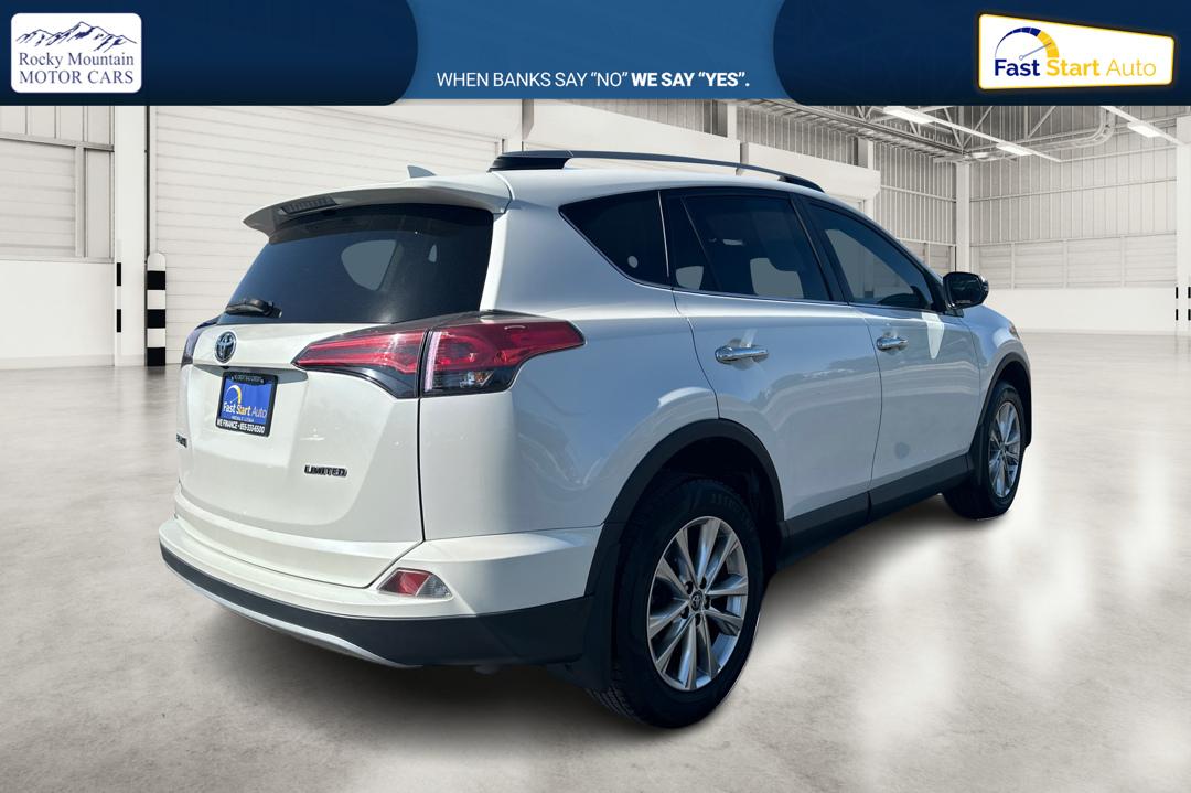 2017 White Toyota RAV4 Limited FWD (2T3YFREV5HW) with an 2.5L L4 DOHC 16V engine, 6A transmission, located at 7755 State Street, Midvale, UT, 84047, (801) 753-9063, 40.610329, -111.890656 - Photo#2