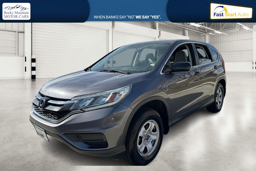 2015 Gray Honda CR-V LX 4WD (5J6RM4H30FL) with an 2.4L L4 DOHC 16V engine, Continuously Variable Transmission transmission, located at 767 S State Road, Pleasant Grove, UT, 84062, (801) 785-1058, 40.354839, -111.736687 - Photo#8